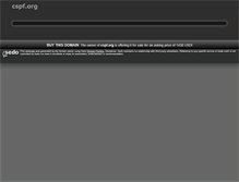 Tablet Screenshot of cspf.org